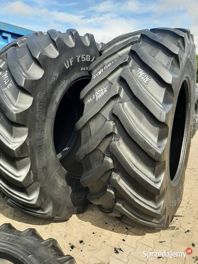 2x Opona używana rolnicza 75070R44 TRELLEBORG podlaskie