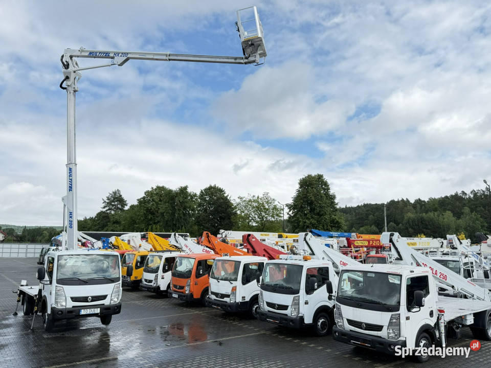 Renault Maxity Zwyżka Podnośnik Koszowy Multitel zarejestrowany w Polsce Widełki