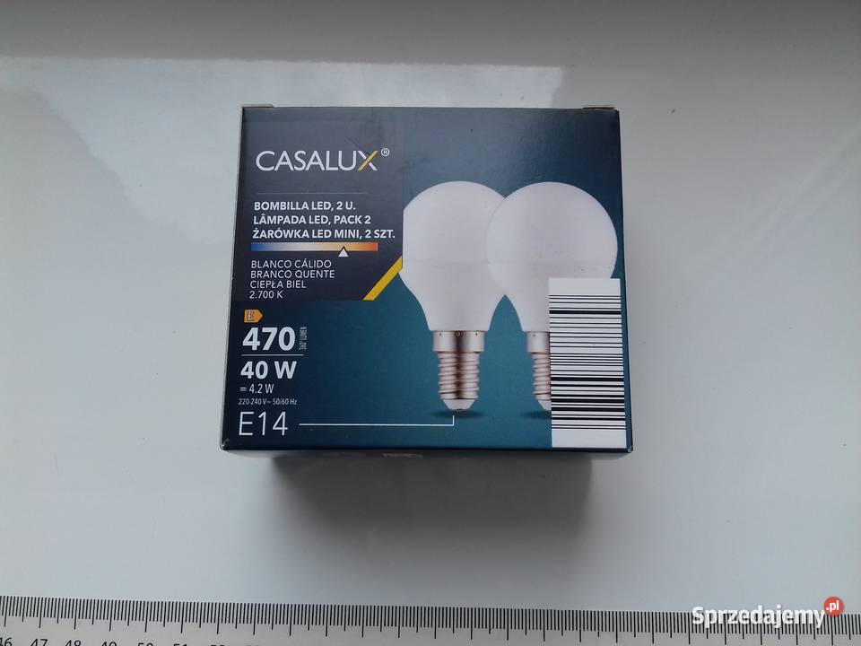 2 żarówki LED E14 42W 2700K 470lm Casalux w kujawsko-pomorskie Bydgoszcz