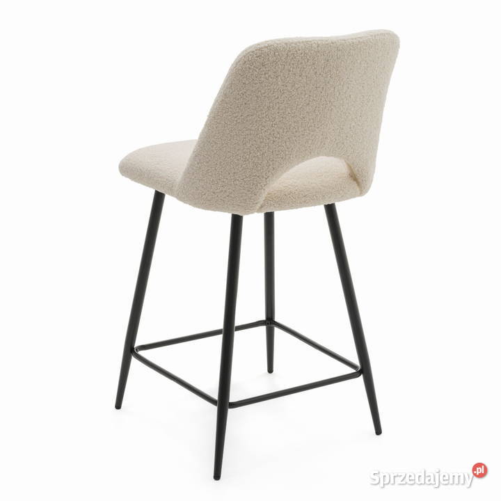 Hoker Tapicerowany Oro Boucle Jasnobeżowe Tarchały Małe