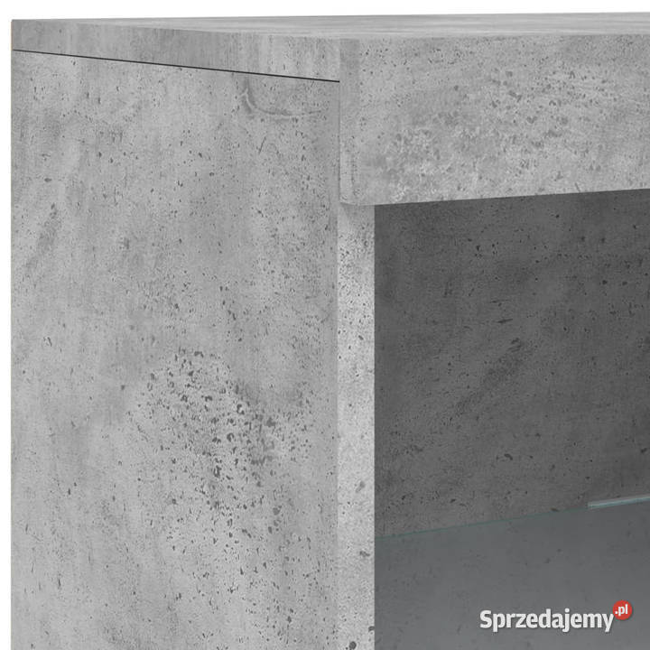 Szafka z oświetleniem LED szarość betonu Warszawa