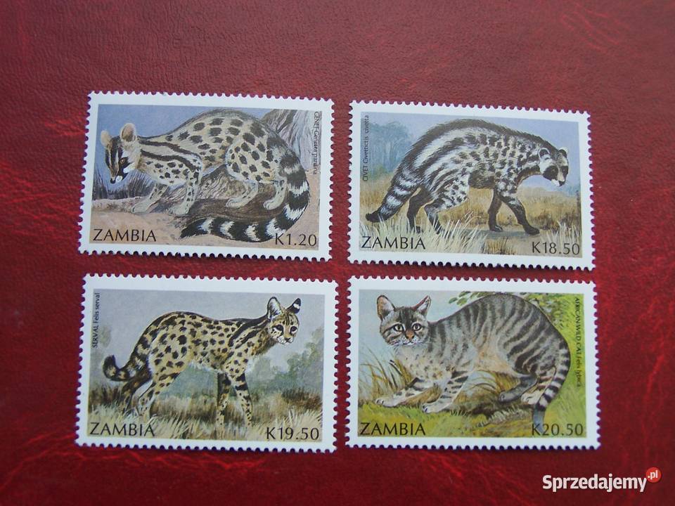 Zambia 1991 MNH Mi 53033 Fauna Zwierzęta Tychy sprzedam