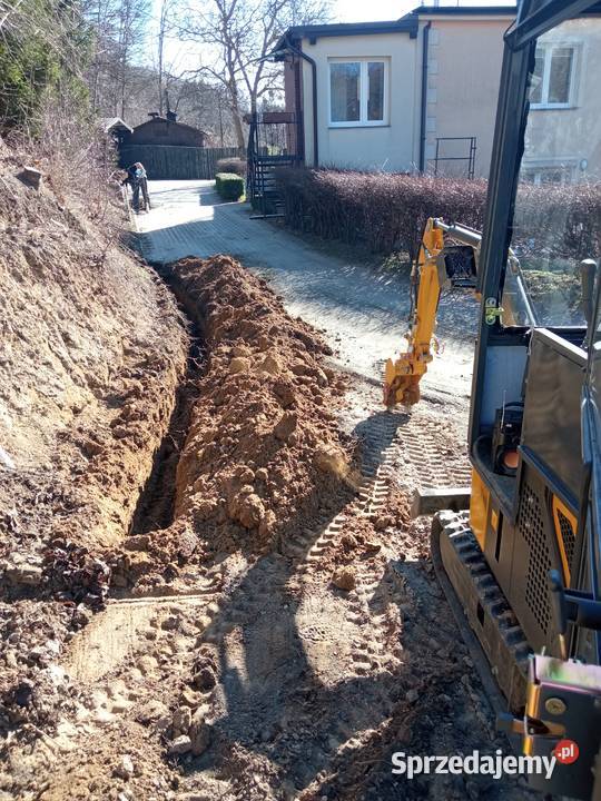 Minikoparka bez operatora z dostawą Gdańsk i