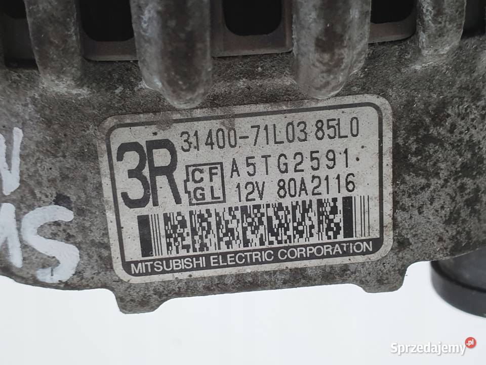 ALTERNATOR Suzuki Swift MK7 12 B A5TG2591 80A lubelskie Chełm