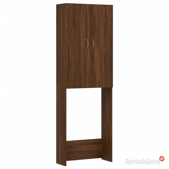 Szafka na pralkę brązowy dąb 64x255x190 WM813193