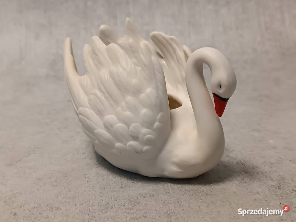 GOEBEL Porcelanowa Figurka Łabędź Biskwit W Dobrzany