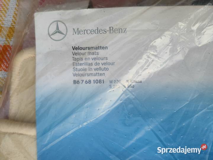 Dywaniki OE welurowe Mercedes W220 krótka Bolewice