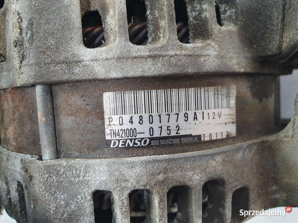 ALTERNATOR DODGE DURANGO III P04801779AI kujawsko-pomorskie Lipno