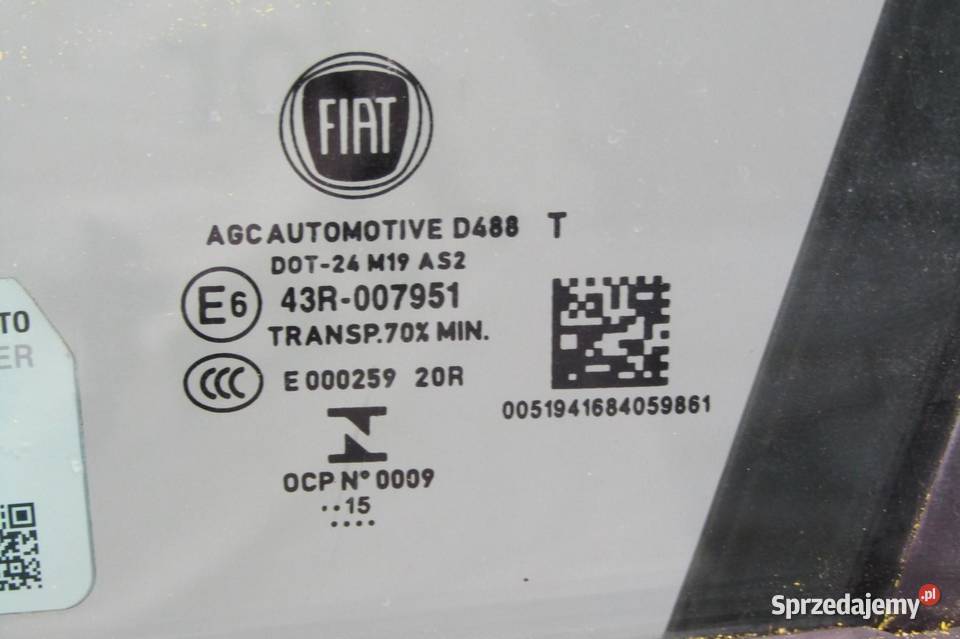 DRZWI PRZEDNIE LEWY PRZÓD 601 FIAT 500X