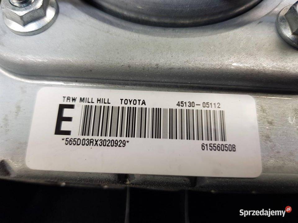 PODUSZKA AIRBAG 4513005112 TOYOTA AVENSIS T25 kujawsko-pomorskie Lipno sprzedam
