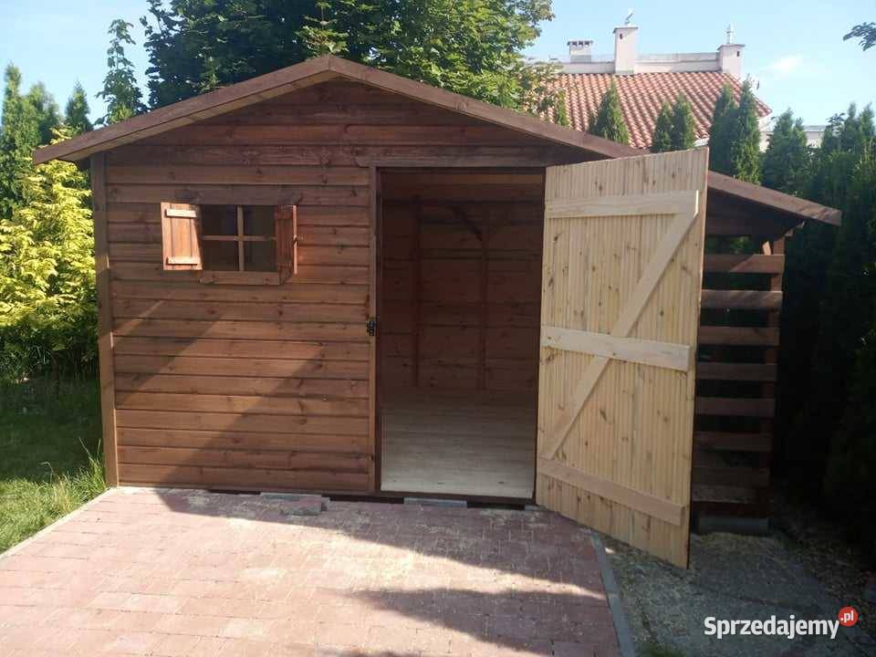 Domek ogrodowy narzędziowy 3x3 z drewutnią 1m Wrocław