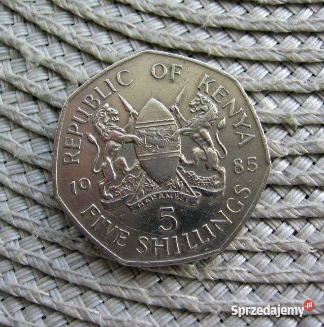 Kenia 5 Szylingów 1985r Kalisz sprzedam