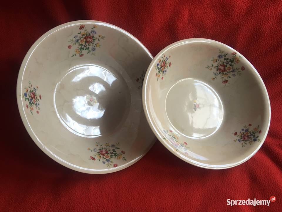 PRL stare miski miska Włocławek porcelana Porcelana i szkło zachodniopomorskie Kołobrzeg