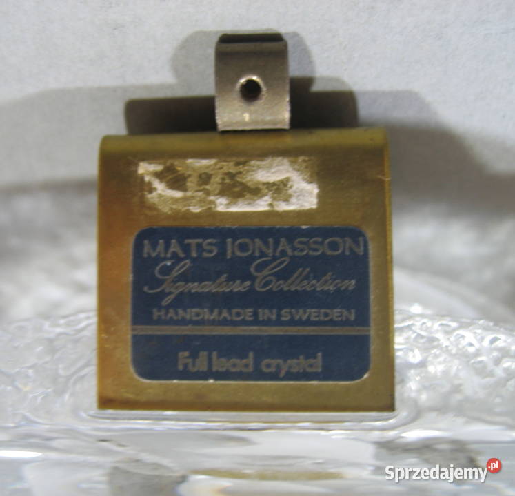 Krysztal Kolekcjonerski Maleras MJonasson Warszawa sprzedam