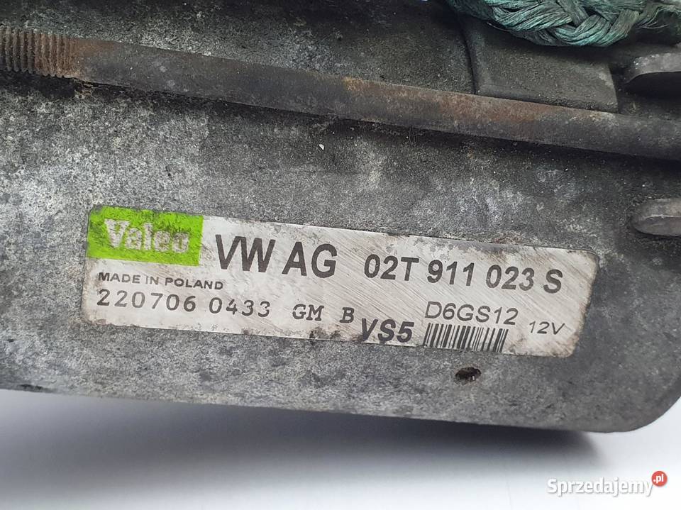 ROZRUSZNIK Audi A3 8P 16 FSI BLF valeo Chełm sprzedam