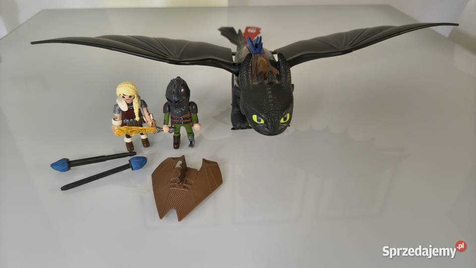 Zestaw smoków z bajki Jeźdźcy smoków Playmobil Maskotki Zduny