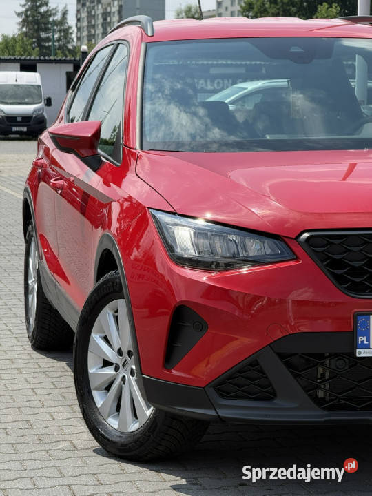 Seat Arona 10 TSI 95 gwarancja cyfrowe zegary 2 relingi dachowe Tychy