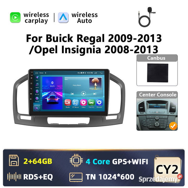 Radio Nawigacja PODOFO Android Opel Insignia Mińsk Mazowiecki