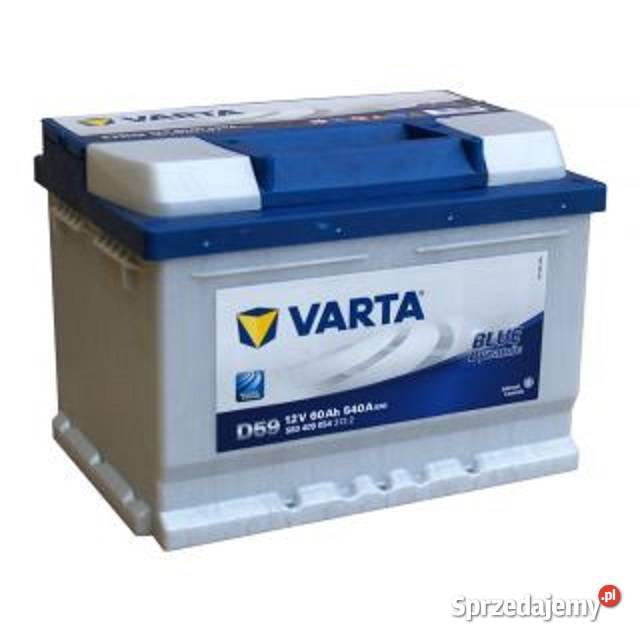Akumulator VARTA Blue Dynamic D59 60Ah 540A EN osobowe Układ elektryczny, zapłon Białystok sprzedam