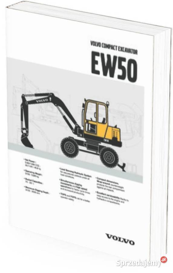 Volvo EC160DL EC160D L Instrukcja DTR obsługi Szamotuły sprzedam