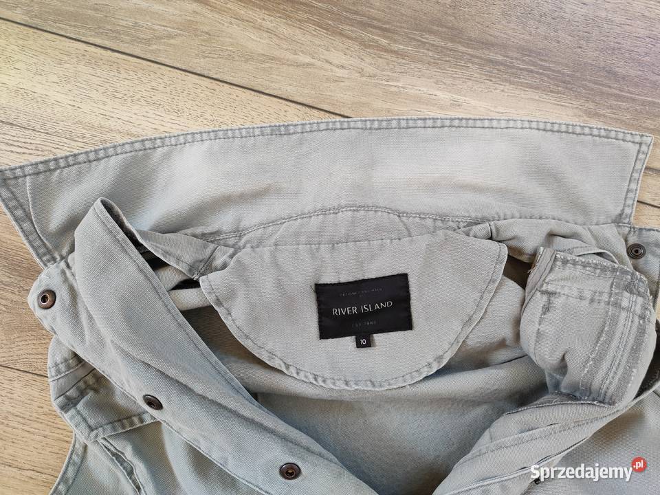 Szara jeansowa kamizelka River Island Vintage River Island sprzedam