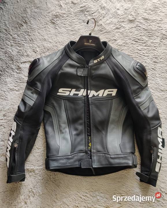 Sprzedam kurtkę motocyklową skórzaną Shima STR w Części i akcesoria motocyklowe