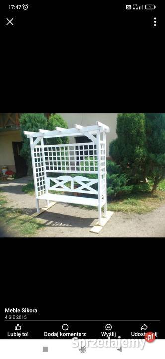 Ławka z pergolą Woźniki