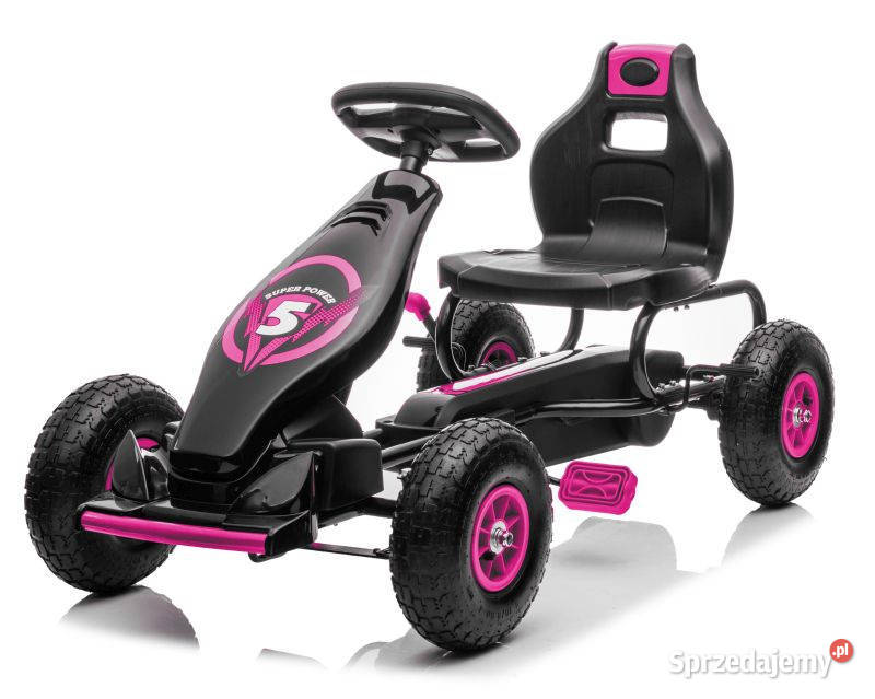 pojazd GOKART NA PEDAŁY pompowane koła auto Myszków
