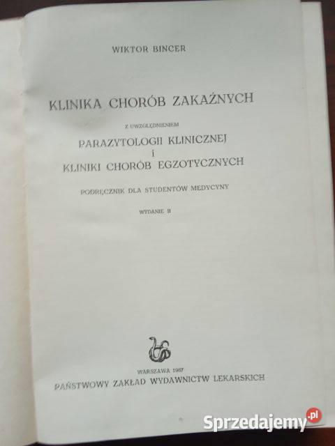 Klinika chorób zakaźnych WBincer 1967 medycyna Łódź