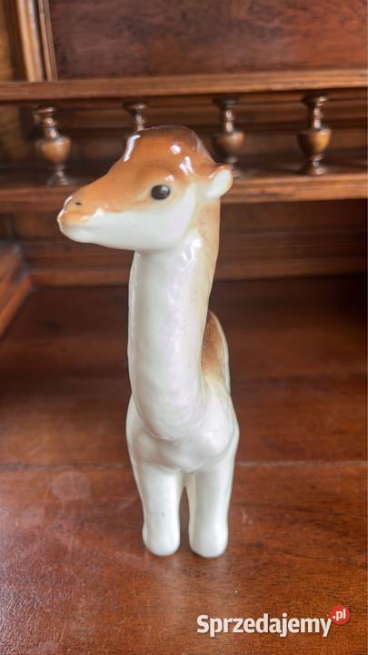 Wielbłąd figurka Łomonosow Lata 80 XX wieku Gdańsk