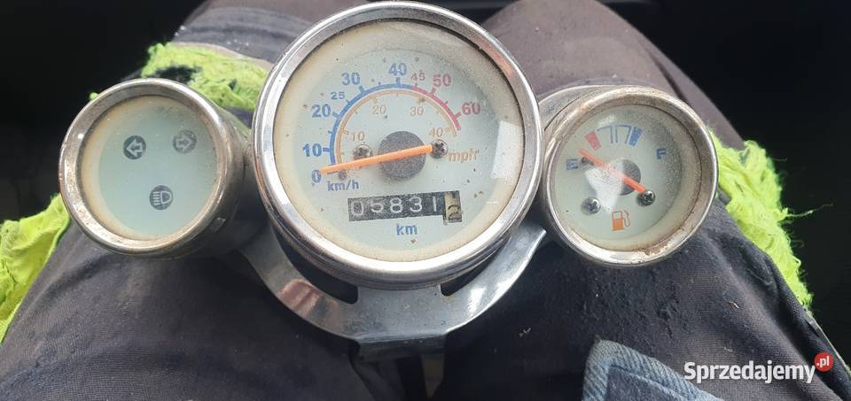 Zegar motocyklowy licznik prędkościomierza Łódź
