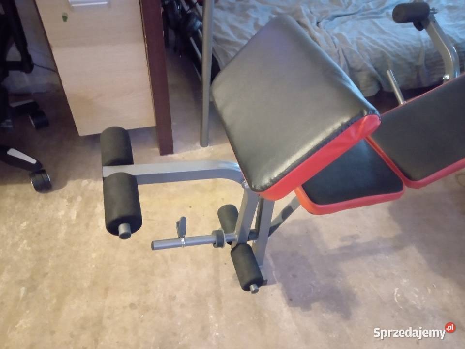 Ławka do ćwiczeń pod sztangę składana udźwig 200 Bolszewo