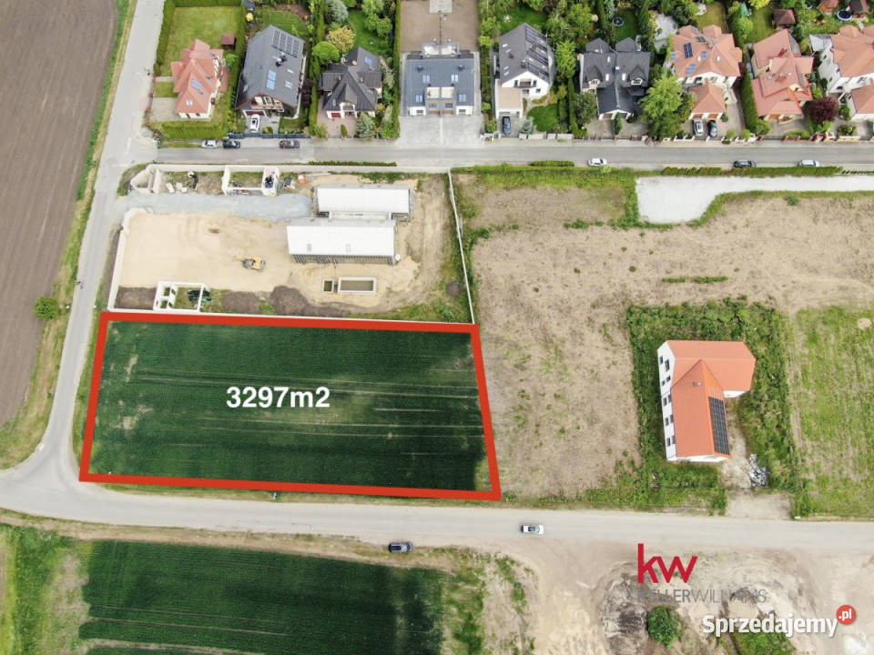 Działka 3297m2 Bielany Wrocławskie