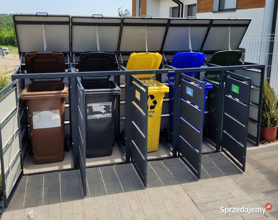Zabudowa na kosze na śmieci Obudowa koszy Osłona Rzeszów sprzedam