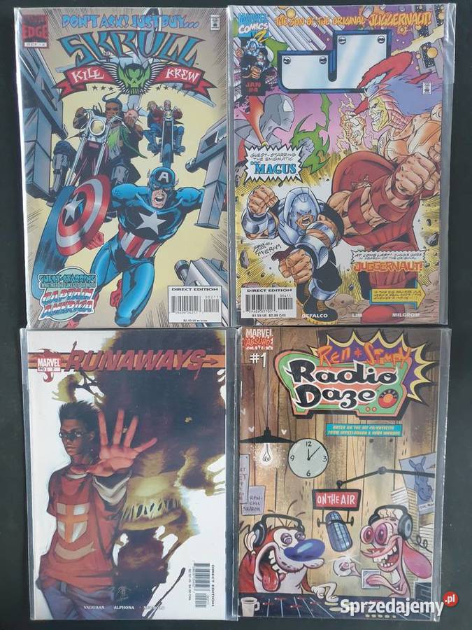 Kolekcja 30 oryginalnych komiksów Marvel USA Superbohaterowie Gdynia