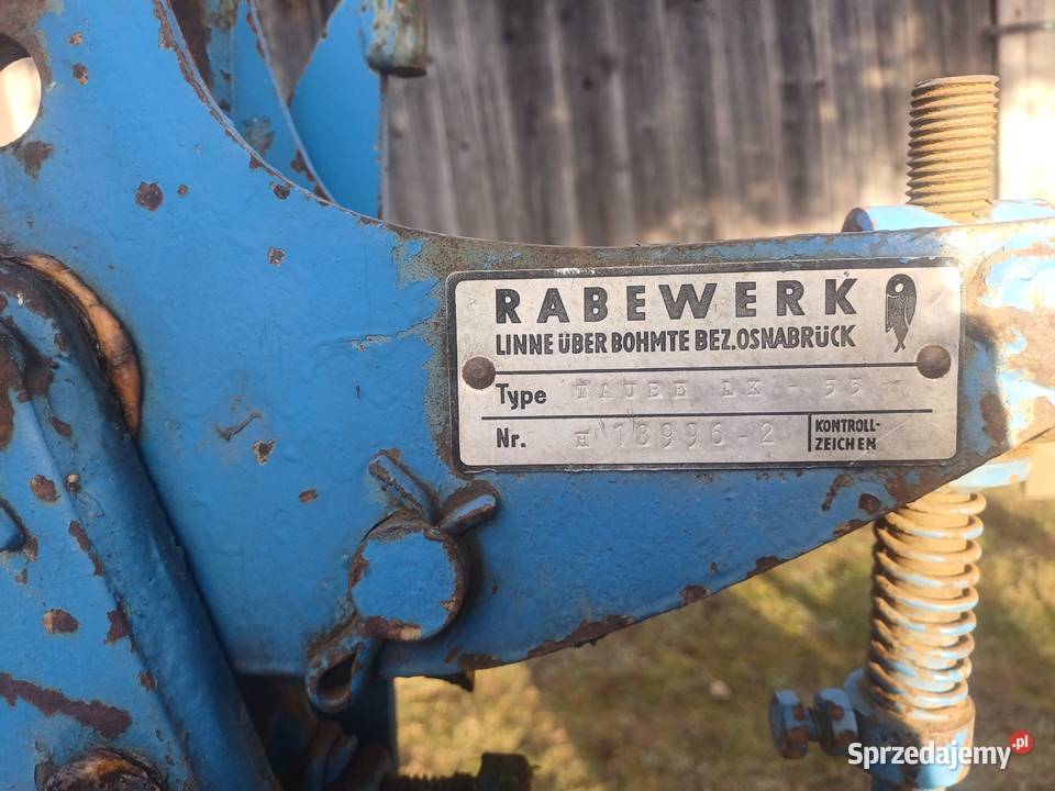 Pług 2 skibowy obrotowy Rabewerk Taube 55 Wieliczka