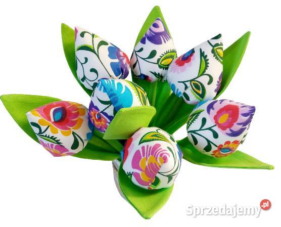 Tulipany szyte 7 glamour MIX duży wybór kolorów lubelskie sprzedam