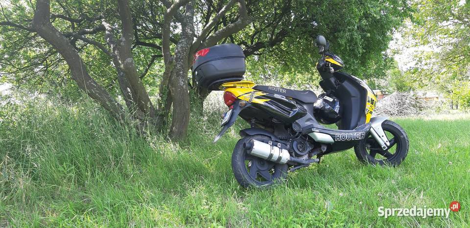Skuter Router Sport 50s OCPT na kufer pokrowiec lubelskie Zamość