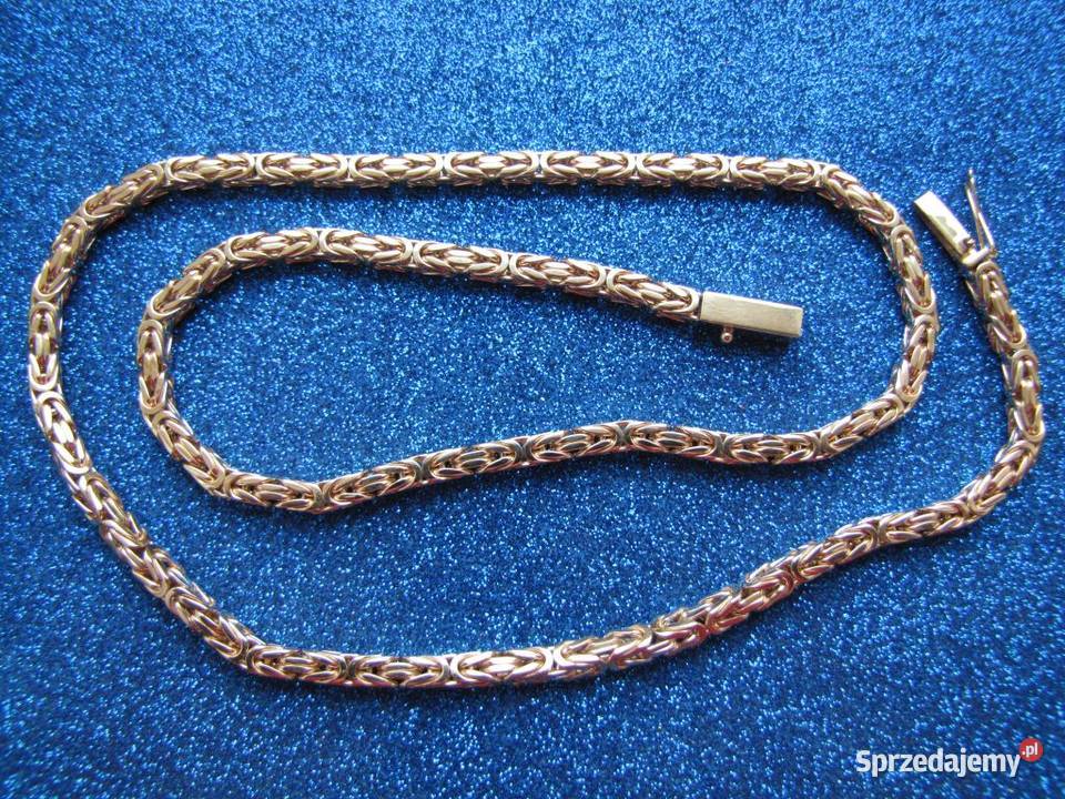 NOWY ZŁOTY ŁAŃCUSZEK KRÓLEWSKI ŁAŃCUCH 60G Warszawa
