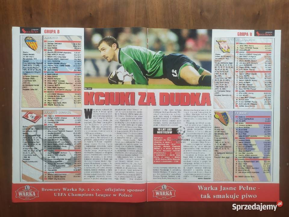 Skarb kibica liga mistrzów sezon 200203 Łódź