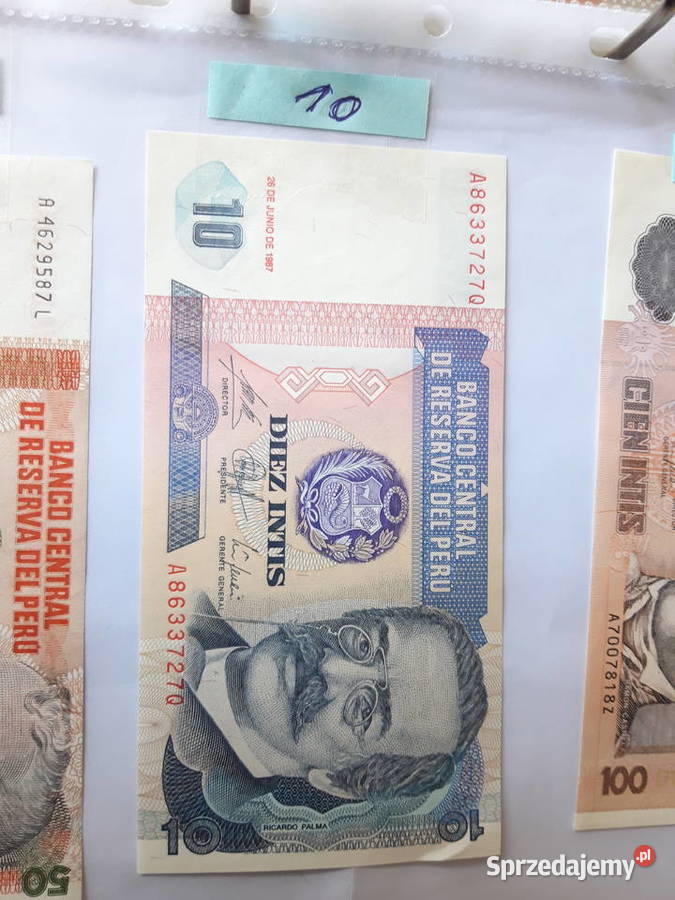 Banknot kolekcjonerski Peru Ruda Śląska