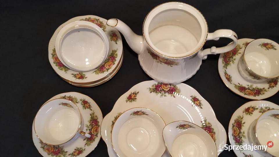 Zestaw herba Elizabethan Staffordshire Anglia Antyki, Sztuka, Kolekcje Piła