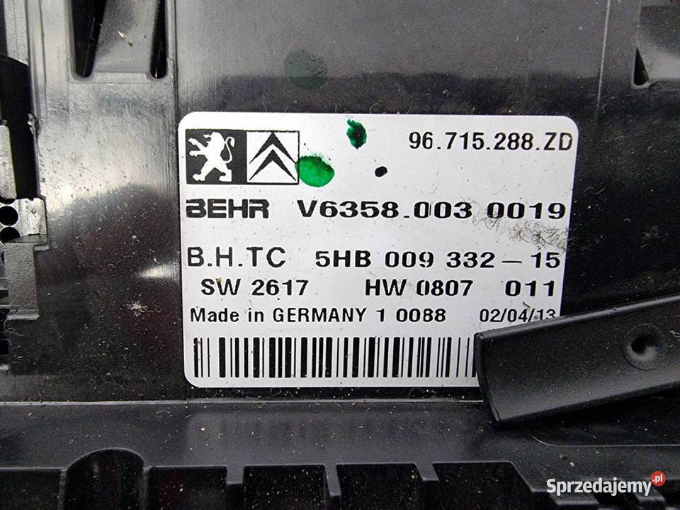 RADIO CITROEN C5 II 96715288ZD Lipno