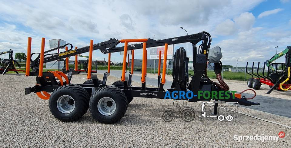 Nowa Przyczepa Leśna BMF 10T2Pro720 72m 6Par 10T towarowe Sulęcin