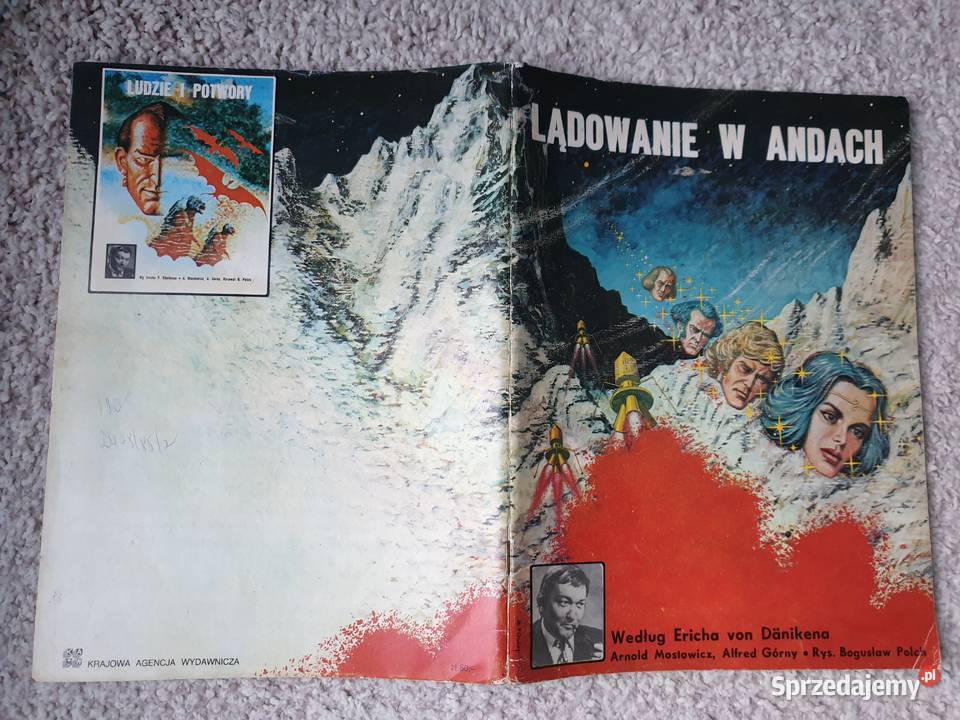 Lądowanie w Andach Ekspedycja wydanie 1 Daniken Polskie Gdynia