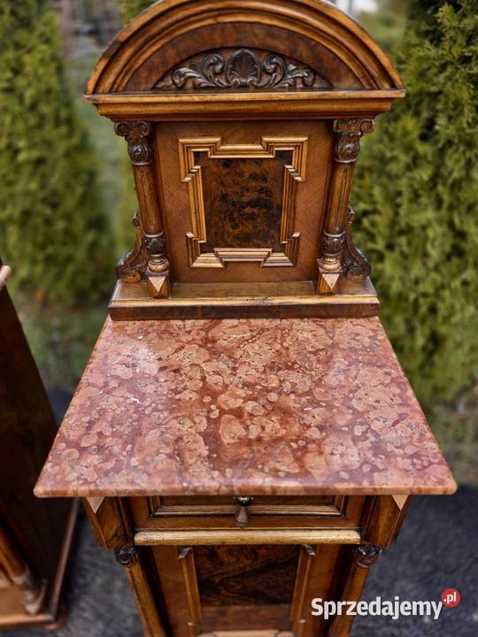 Piękna orzechowa szafka z końca XIX wieku Szczecin