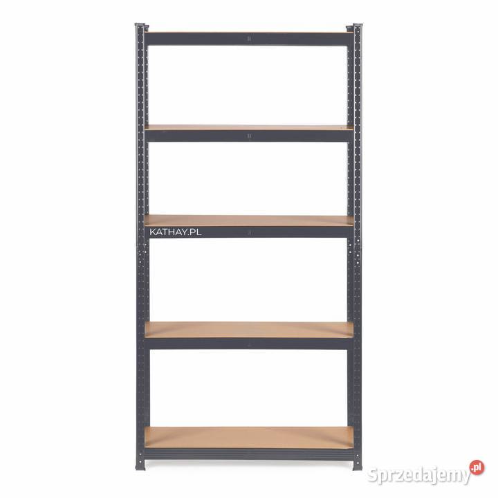 Regał magazynowy metalowy antracytowy grafitowy Regały wielkopolskie Poznań