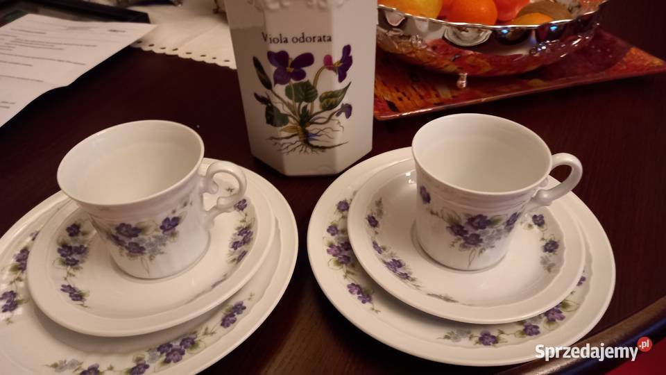 Komplet porcelanowy Porcelana i szkło