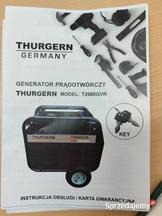 Agregat prądotwórczy THURGERN T2680GVR Rąbień