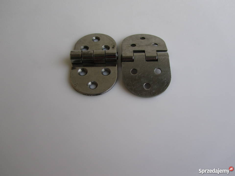 Zawiasy drzwiowe splatane 72x39x2 mm kpl 2 z sprzedam